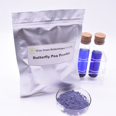 Borboleta Pea Flower Powder de 450 Mesh Natural Food Colorings Anthocyanin