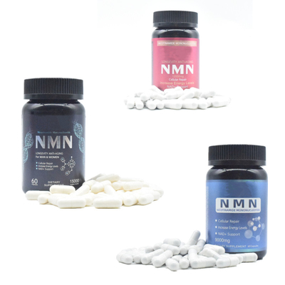 O Mononucleotide NMN 1000mg da nicotinamida encerra 500mg 1200mg 1500mg
