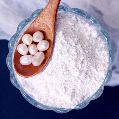 Pó puro da pérola natural da categoria cosmética para o cuidado e cuidados com a pele saudáveis