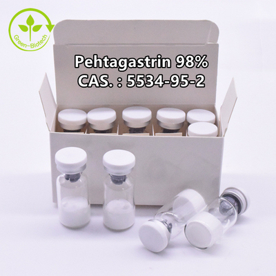 Pó 10 Mg/Bottle da pentagastrina de 98% Cas 5534-95-2