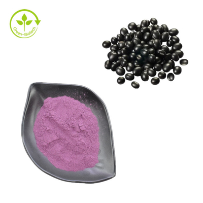 Extractos de plantas naturais Extracto de casca de feijão preto orgânico Pó vermelho-púrpura