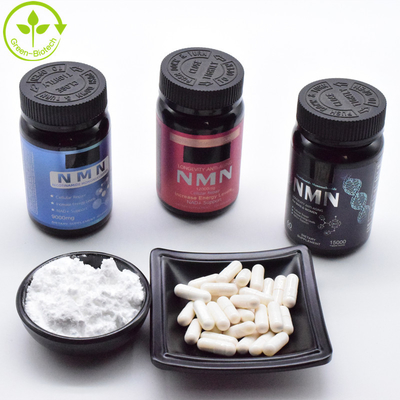 Nicotinamide Mononucleotide Antioxidante Cuidados de Saúde Suplementos de cápsulas de NMN em pó