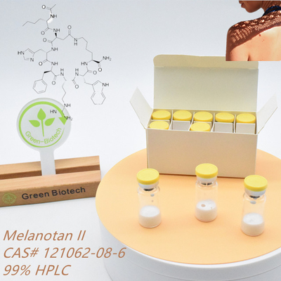 Varejo a retalho Melanotan II Orgânico 99,9% puro Para bronzeamento da pele 10 mg