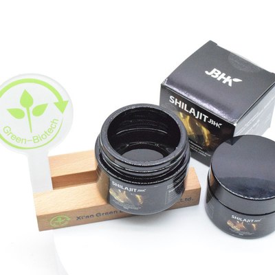 Plantas naturais puras extraem resina de shilajit com ácido fulvico rico proveniente do Himalaia