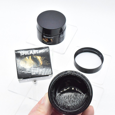 OEM Resina de Shilajit de Marca Privada com Ácido Fulvico, Suplemento de Resina de Shilajit do Himalaia