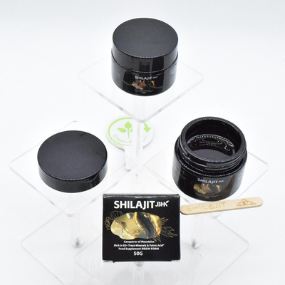 Resina de Shilajit 100% pura com ácido fulvico rico, resina de Shilajit do Himalaia