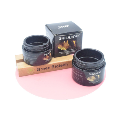 Resina de Shilajit em pó de extrato vegetal com traços de minerais de ácido fulvico