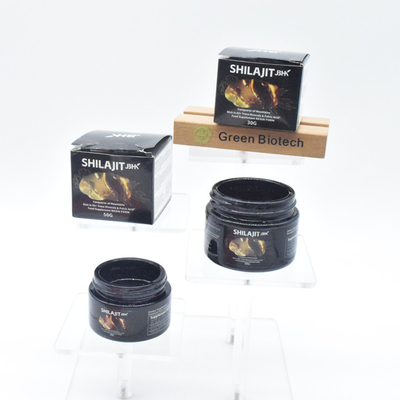 A fábrica fornece resina natural de shilajit puro a granel com ácido fulvico