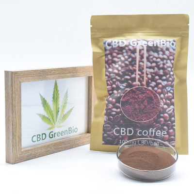 Do café completo do espectro CBD de GreenBio 100g liberação erval da dor do extrato
