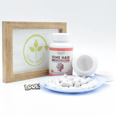 A pele dietética do prego do cabelo da biotina do suplemento ao cabelo do produto comestível encerra a venda quente
