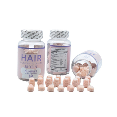 A saúde do colagênio da biotina da marca própria suplementa o colagênio Gummies do urso da pele dos pregos do cabelo