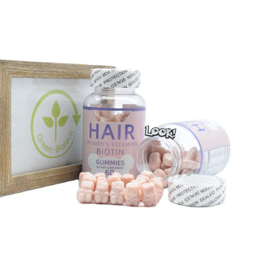 Colagênio Gummies PBF da biotina do vegetariano para suplementos à vitamina da biotina do crescimento do prego da pele do cabelo