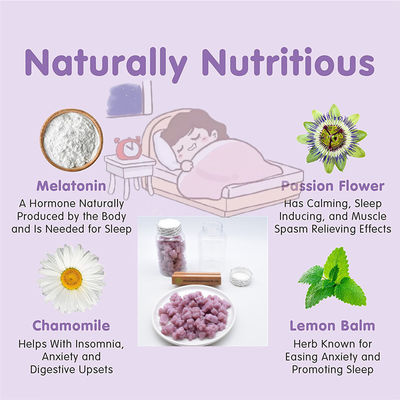 O urso gomoso da vitamina do sono para adultos melhora a qualidade do sono