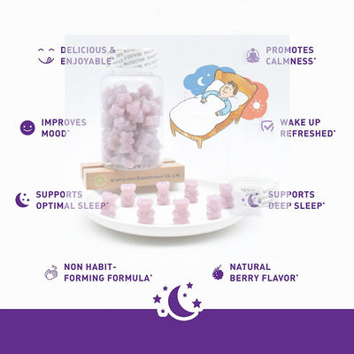 O urso gomoso da vitamina do sono para adultos melhora a qualidade do sono