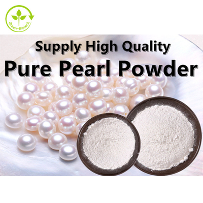 Pó puro da pérola natural da categoria cosmética para o cuidado e cuidados com a pele saudáveis