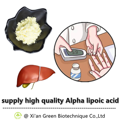 Materiais 1077-28-7 de Alpha Lipoic Acid CAS Alpha Lipoic Acid Powder Raw
