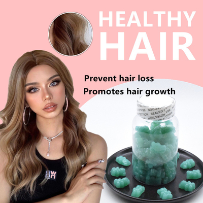 A vitamina saudável da biotina do urso de Gummies do produto do cuidado suplementa para o crescimento do cabelo