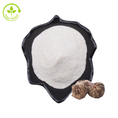 A planta Konjac pura do pó da raiz extrai o pó Konjac orgânico