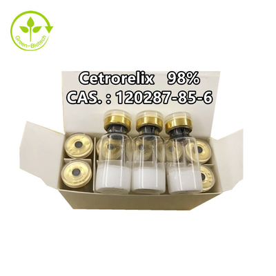 Pó Cas 120287-85-6 de Celine Bottle Packaging 10mg/Bottle Cetrorelix 98%