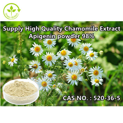 A apigenina natural do extrato da camomila dos extratos da planta de CAS 520-36-5 pulveriza 98%