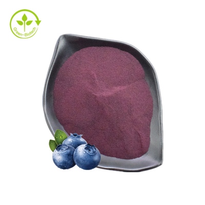 Fruto liofilizado Juice Extract Anthocyanin Powder do mirtilo do pó do mirtilo