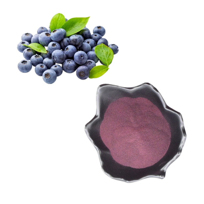 O concentrado puro de 100% liofilizou o pó fresco do mirtilo de Juice Powder Blueberry Extract Bulk do mirtilo do fruto