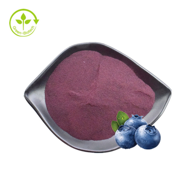 Pó natural puro do sabor do mirtilo da anticianina 25% do pó do fruto do extrato do mirtilo