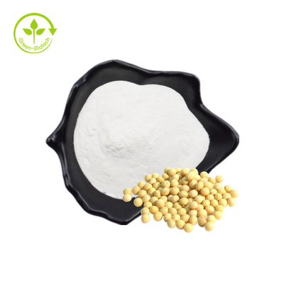 Fornecimento de pó de extrato de soja natural 10% pó de isoflavona de soja solúvel em água