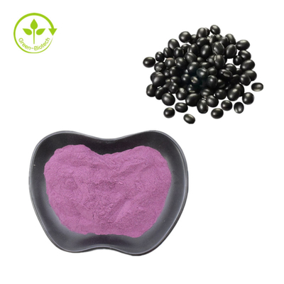Extractos de plantas naturais Extracto de casca de feijão preto orgânico Pó vermelho-púrpura