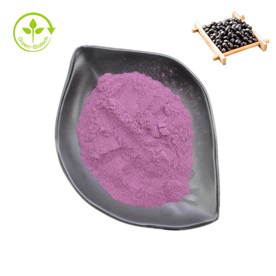 a planta 1kg/Bag natural extrai o pó preto das antocianidas do extrato do feijão de soja