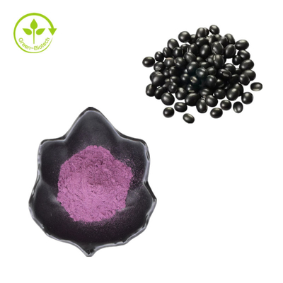 A planta natural orgânica extrai anticianinas de 25% pulveriza Bean Extract preto
