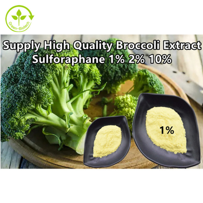 Pó natural de Sulforaphane do extrato da semente dos brócolis do pó de 1% 10% Glucoraphanin
