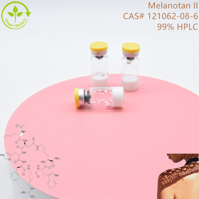Peptídeo orgânico de 99,9% de pureza Melanotan II no mercado europeu
