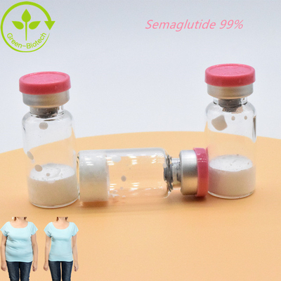 Preço mais baixo Alta pureza 98% Tirzepatida Branca Semaglutida 5 mg 10 mg