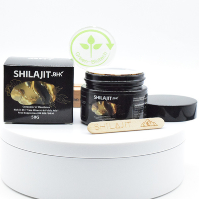 Marca Privada Resina Orgânica de Shilajit Pura Himalaia 30g 50g Resina de Shilajit a Granel