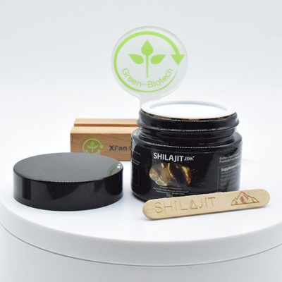 Fornecimento de fábrica Extracto vegetal puro Resina de Shilajit rica em 50% de ácido fulvíco