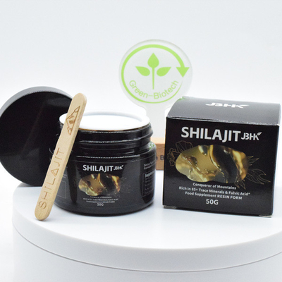 Resina de Shilajit do Himalaia Natural Pura 50% Ácido Fúlvico Líquido 30g 50g