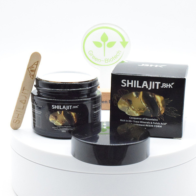 Resina natural de Shilajit 30g 50g OEM Marca Privada Shilajit Suplemento Extracto Vegetal Fermentado