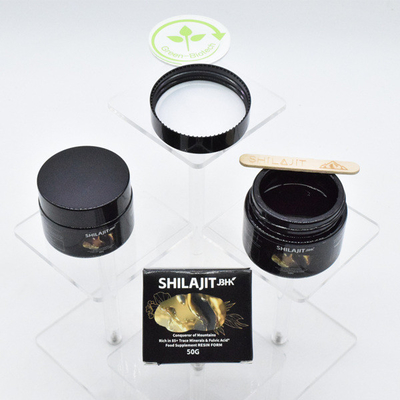 OEM Resina de Shilajit de Marca Privada com Ácido Fulvico, Suplemento de Resina de Shilajit do Himalaia