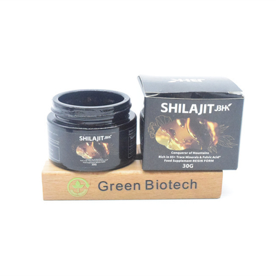 Forneça extractos de plantas naturais puros de marca privada Shilajit Resina Ácido Fulvico 30% 50%