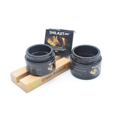 Extractos de plantas naturais puros Resina de Shilajit Pura de Himalaia Marca Privada Ácido Fulvico a Granel 30% 50%