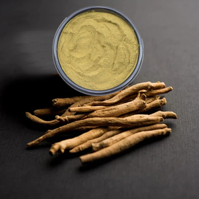 Extracto de Raiz de Ashwagandha Pó marrom 5% Witanolide Para cápsulas de Maca de Ashwagandha