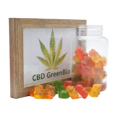 Humor gomoso do urso do extrato PBF CBD do cânhamo que melhora a vitamina B da vitamina E