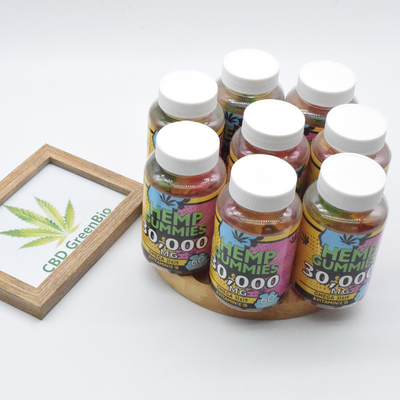 220g CBD puro gomoso para a vitamina B da vitamina E do sono impulsiona o melhoramento do humor da energia