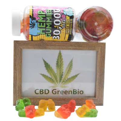 Do  comestível gomoso do cânhamo do COA 25mg CBD do PBF anti inflamatório