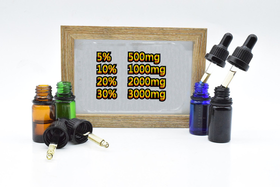Ansiedade larga do espectro que reduz o óleo cru 500mg 1000mg 2000mg de CBD
