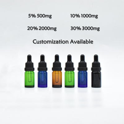 Diminuição da ansiedade do óleo de  CBD do óleo da tintura do isolado 99,9% CBD