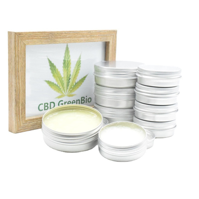 Orgânico natural puro do bálsamo 30g 60g do cânhamo do alívio das dores CBD do músculo
