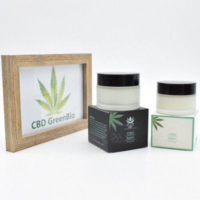 Orgânico natural puro do bálsamo 30g 60g do cânhamo do alívio das dores CBD do músculo