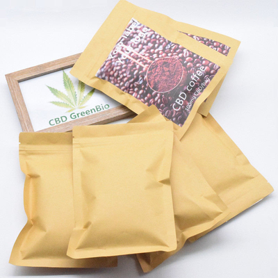 dos ingredientes nutritivos naturais do pó do café de 100g espectro completo CBD